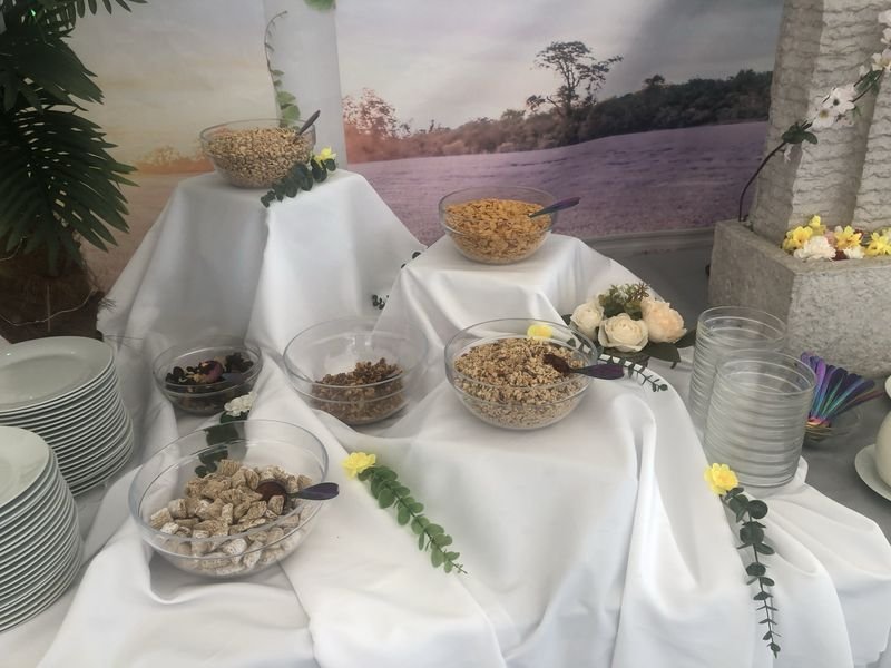 Frühstücksbuffet Cerealien Flasch City Restaurant Events & Hochzeit Location in St. Lorenzen im Murztal, Stmk Bruck/Mur & Mürzzuschlag S6 St Marein Ausfahrt